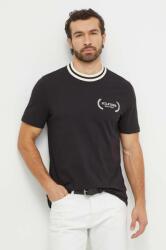 Tommy Hilfiger pamut póló fekete, férfi - fekete M