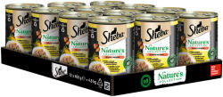 Sheba Sheba Nature's Collection 12 x 400 g - Pui și ulei de pește, cu garnitură cartofi dulci fasole verde în sos