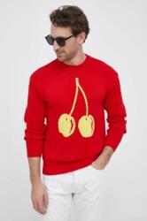 Benetton pulover de bumbac culoarea rosu PPYX-BLM0O4_33X