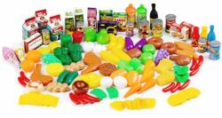 Bestent Set de fructe și legume Ecotoys bucătărie distractivă 120 buc Bucatarie copii