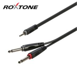 Roxtone SAYC130L3 Smart series 3, 5 Sztereó Jack - 2x6, 3 Monó Jack kábel, 3m