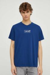 Levi's t-shirt férfi, nyomott mintás - kék S - answear - 12 990 Ft
