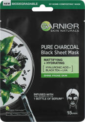 Garnier Pure Charcoal Black Tissue Mask Masca Neagra