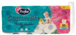 Perfex Cotton Like wc papír 10 t. 3 r. Baby púder illat