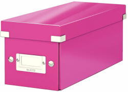 LEITZ Cutie depozitare CD-uri Leitz Click & Store, roz (L-60410023) - roveli
