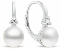 Brilio Silver Gyengéd ezüst fülbevaló gyöngyökkel EA955W/410/411