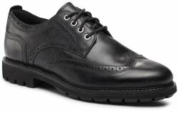 Clarks Pantofi Clarks Batcombe Far 261734387 Black Leather Bărbați