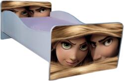 Patut fete cu Rapunzel 130x60 cm fara sertar ptv3455 (PTV3455)