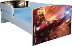  Pat Pentru Baieti 2-6 Ani Cu Iron Man 130x60 Cm Fara Sertar Ptv3371 (PTV3371)