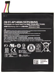 Acer Iconia B1-750 gyári új tablet akkumulátor (KT. 0010G. 007, AP14E8K)