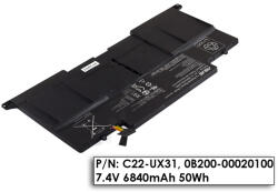 ASUS ZenBook UX31A gyári új 6 cellás akkumulátor (0B200-00020100, C22-UX31) - laptophardware