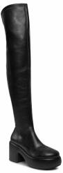 Bronx Cizme lungi muschetar Bronx High Knee Boots 14295-A Black 01