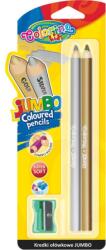  Colorino Kids JUMBO kerek színesceruza arany+ezüst bliszteren (51675PTR)