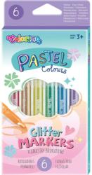 Colorino School Pastel 6db-os glitteres filctoll készlet (82565PTR)