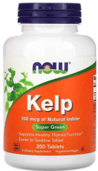 NOW Kelp, Iodina Organica, 150 mcg, Now Foods, 200 tablete