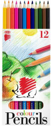 ICO Színes ceruza készlet, hatszögletű Süni Ico 12 klf. szín (7140144000) - bestoffice