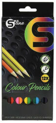 S-line Színes ceruza készlet, hatszögletű Sline 12 klf. szín (232344) - bestoffice