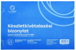 Bluering Készletkivételezési bizonylat 25x4 12-114/V. 8 tételes (OK_51722)