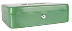 DONAU Pénzkazetta, 30x24x9 cm, DONAU, zöld (5234001PL-06) - bestoffice