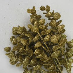  Csillámos eukaliptusz csokor arany - kosarbolt