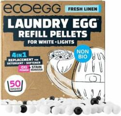 Ecoegg 4in1 Mosótojás utántöltőcsomag, Fehér és Világos ruhákhoz, 50 mosáshoz - Fresh Linen