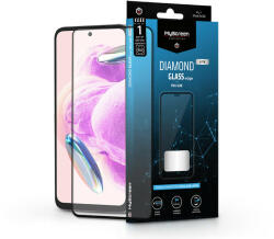 MyScreen Xiaomi Redmi Note 12S edzett üveg képernyővédő fólia - MyScreen Protector Diamond Glass Lite Edge2.5D Full Glue - fekete - bluedigital