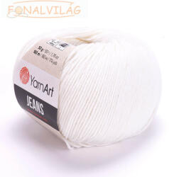 YARNART JEANS - Törtfehér - 001