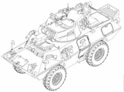 Trumpeter V-150 Commando w/20mm cannon 1: 72 (07441)