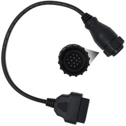  Mercedes átalakító kábel 14pin -> OBD2 (AD000025)