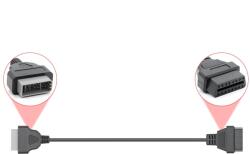  Nissan átalakító kábel 14pin -> OBD2 (AD000034)