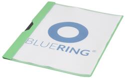 BLUERING Gyorsfűző klip mappa A4, műanyag 30laphoz fém klippes Bluering® zöld (894380) - upgrade-pc