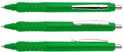ICO Golyóstoll nyomógombos 0, 8mm, műanyag zöld test Apollo K, írásszín zöld (9010142017) - upgrade-pc