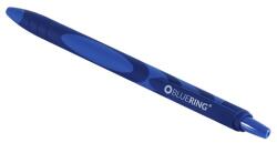 BLUERING Golyóstoll nyomógombos gumírozott kék test, Bluering® F20, írásszín kék (BR897657) - upgrade-pc