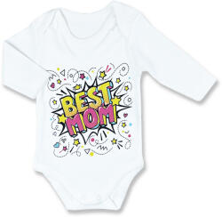 Baby Cool Baba body - Best Mom graffiti Méret: 68 (4-6hó)