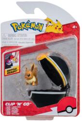 Pokémon - figurine clip n go, eevee #3 & luxury ball (BPKW2663)