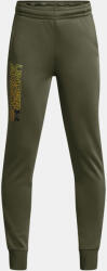 Under Armour UA Armour Fleece Graphic Pantaloni de trening pentru copii Under Armour | Verde | Băieți | XS