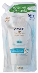 Dove care protect sapun lichid rezerva deep cleansing with antibacterial 500ml