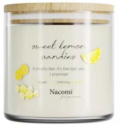 Nacomi Lumânare parfumată din soia Sweet Lemon Candies - Nacomi Fragrances 450 g