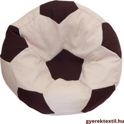 Babzsák foci drapp - csokibarna (bzsfcsd99)