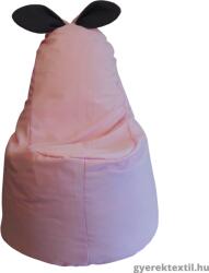 Babzsák háttámlás - rózsaszín nyuszifüllel (bzshrny44)