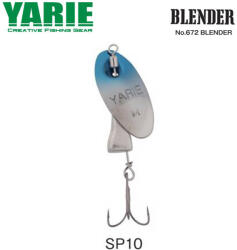 Yarie 672 Blender 3.5gr SP10 Blue Silver