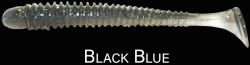 Basic Lures Spiralis 2.5" / Black/Blue gumihal