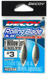 Decoy Spinner Blade Forgóval Decoy Bl-5s Willow Leaf Silver 3