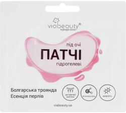 Via Beauty Patch-uri de hidrogel pentru zona ochilor cu esență de perle și apă de trandafir bulgăresc - Viabeauty 11 g