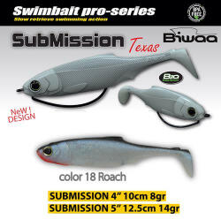 Biwaa SUBMISSION 4" 10cm 18 Roach gumihal