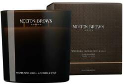 Molton Brown Mesmerising Oudh Accord & Gold - Lumânare parfumată cu 3 fitiluri 600 g