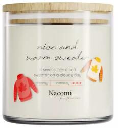 Nacomi Lumânare parfumată din soia Nice And Warm Sweater - Nacomi Fragrances 450 g