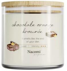 Nacomi Lumânare parfumată din soia Chocolate Orange Brownie - Nacomi Fragrances 450 g