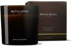 Molton Brown Orange & Bergamot Scented Candle - Lumânare parfumată cu 3 fitiluri 600 g