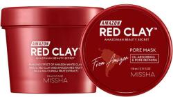 Missha Mască pe bază de argilă roșie pentru față - Missha Amazon Red Clay Pore Mask 110 ml